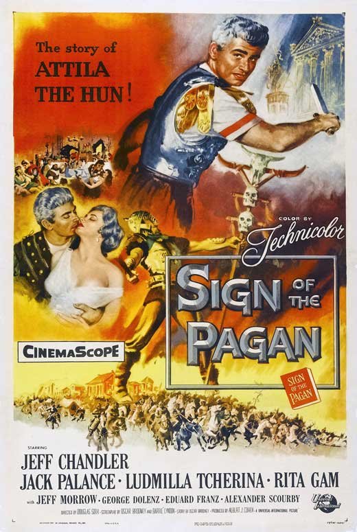 L'affiche du film Sign of the Pagan
