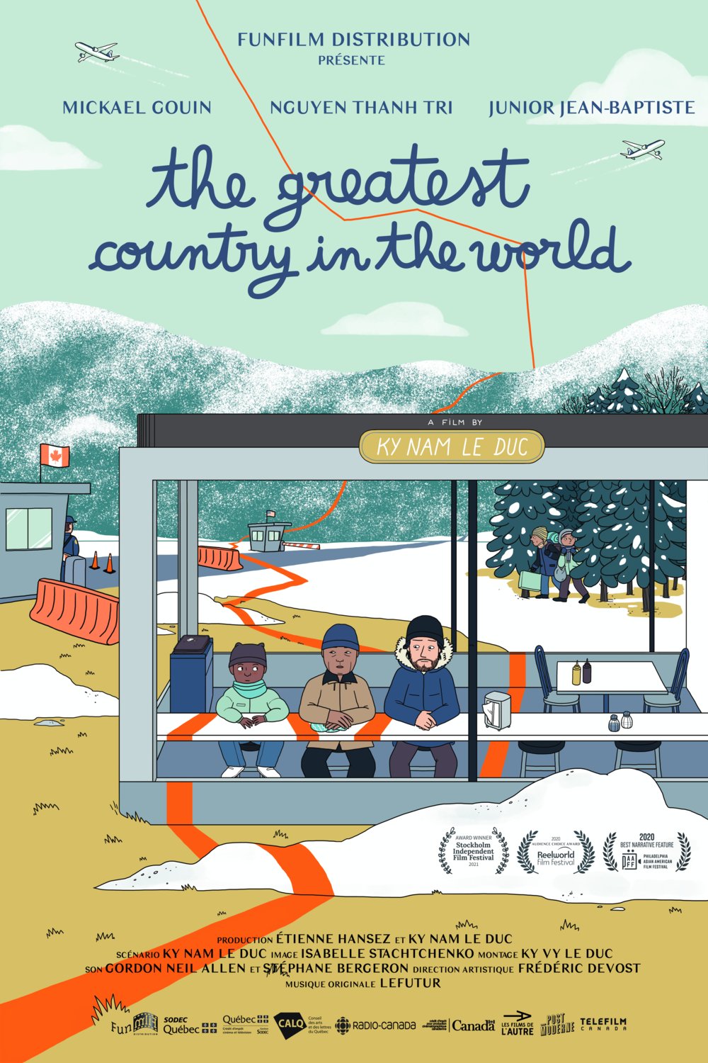 L'affiche du film The Greatest Country in the World [2020]