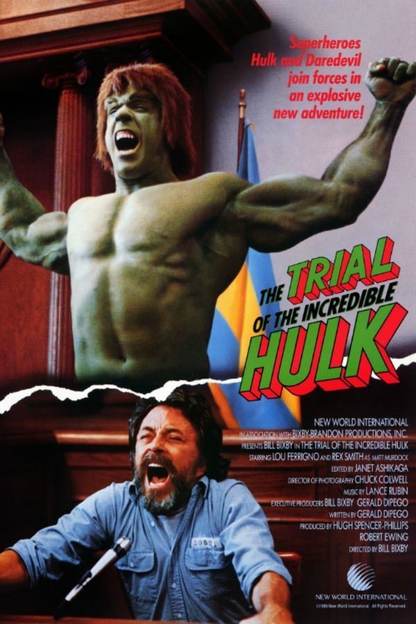 L'affiche du film The Trial of the Incredible Hulk