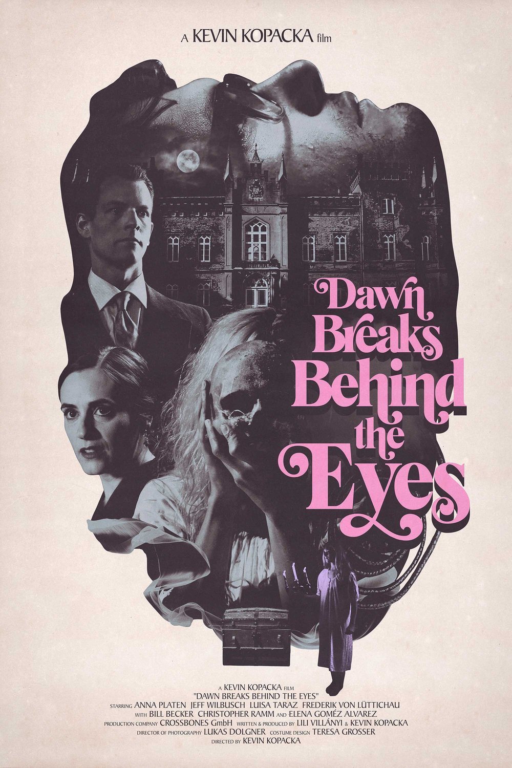 German poster of the movie Dawn Breaks Behind the Eyes
