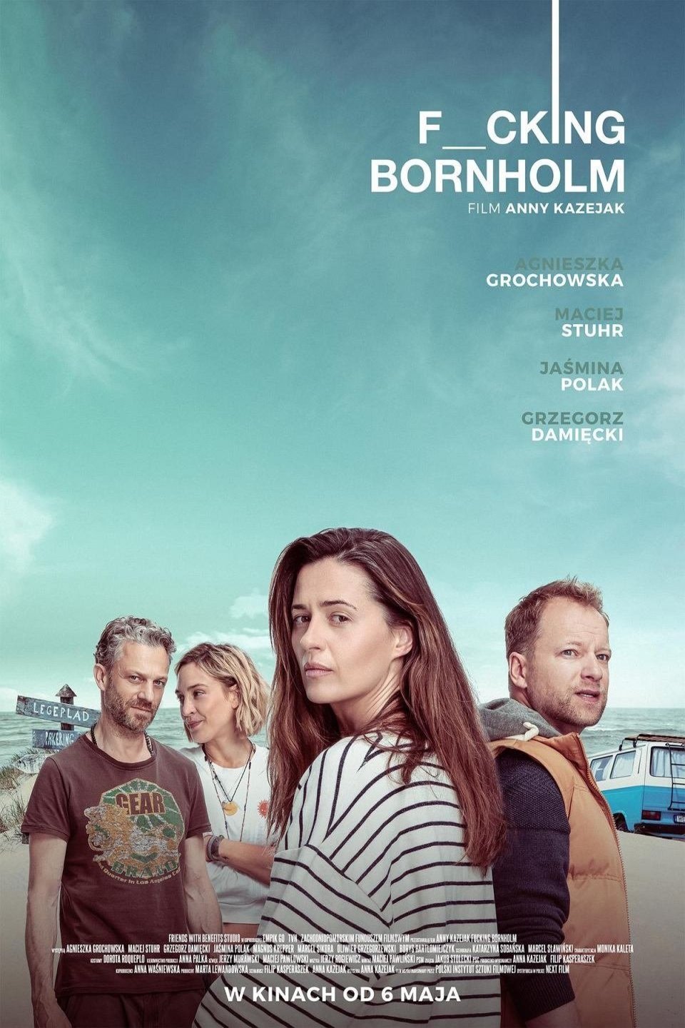 Polish poster of the movie F... Bornholm