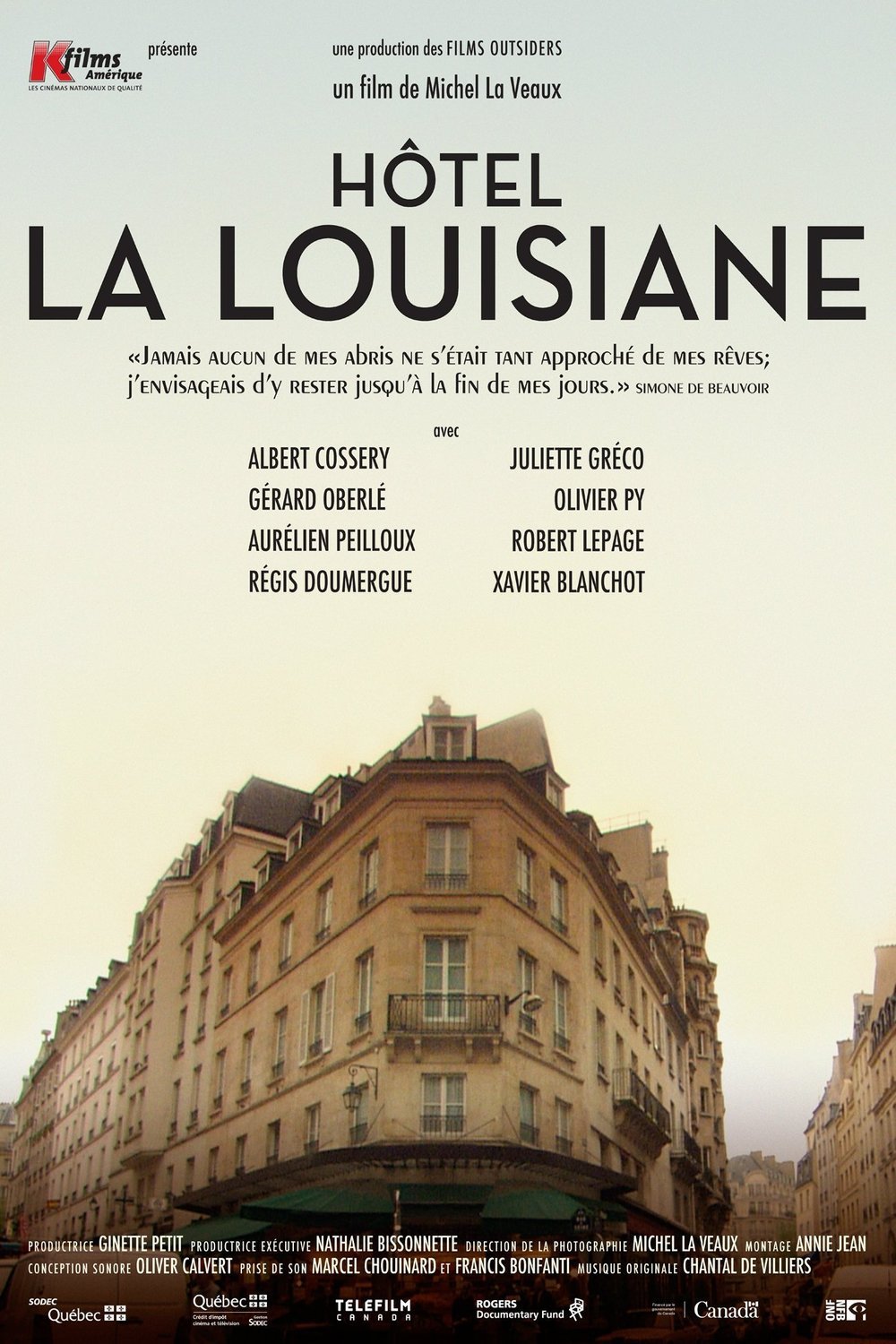 L'affiche du film Hôtel La Louisiane [2015]
