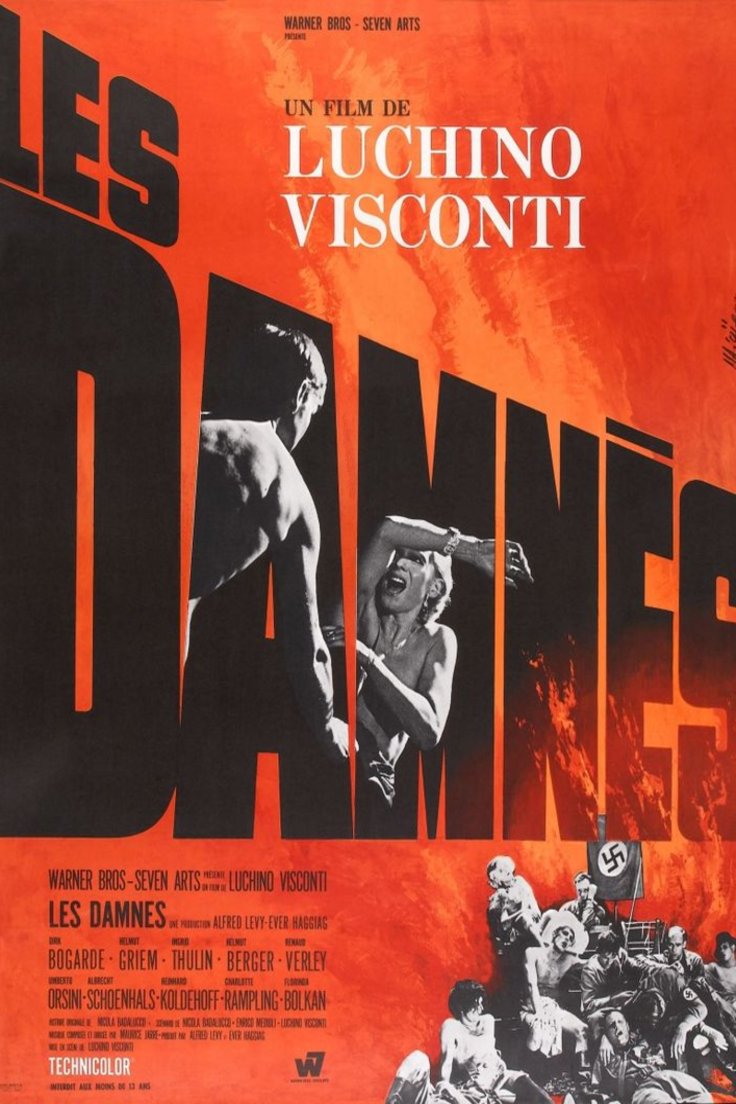 L'affiche du film Les damnés