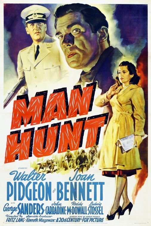 L'affiche du film Man Hunt