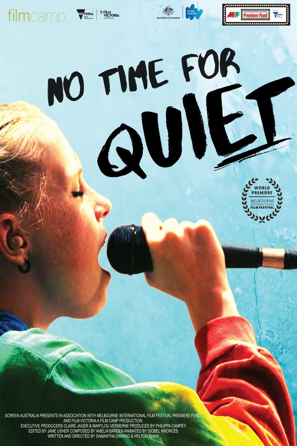 L'affiche du film No Time for Quiet