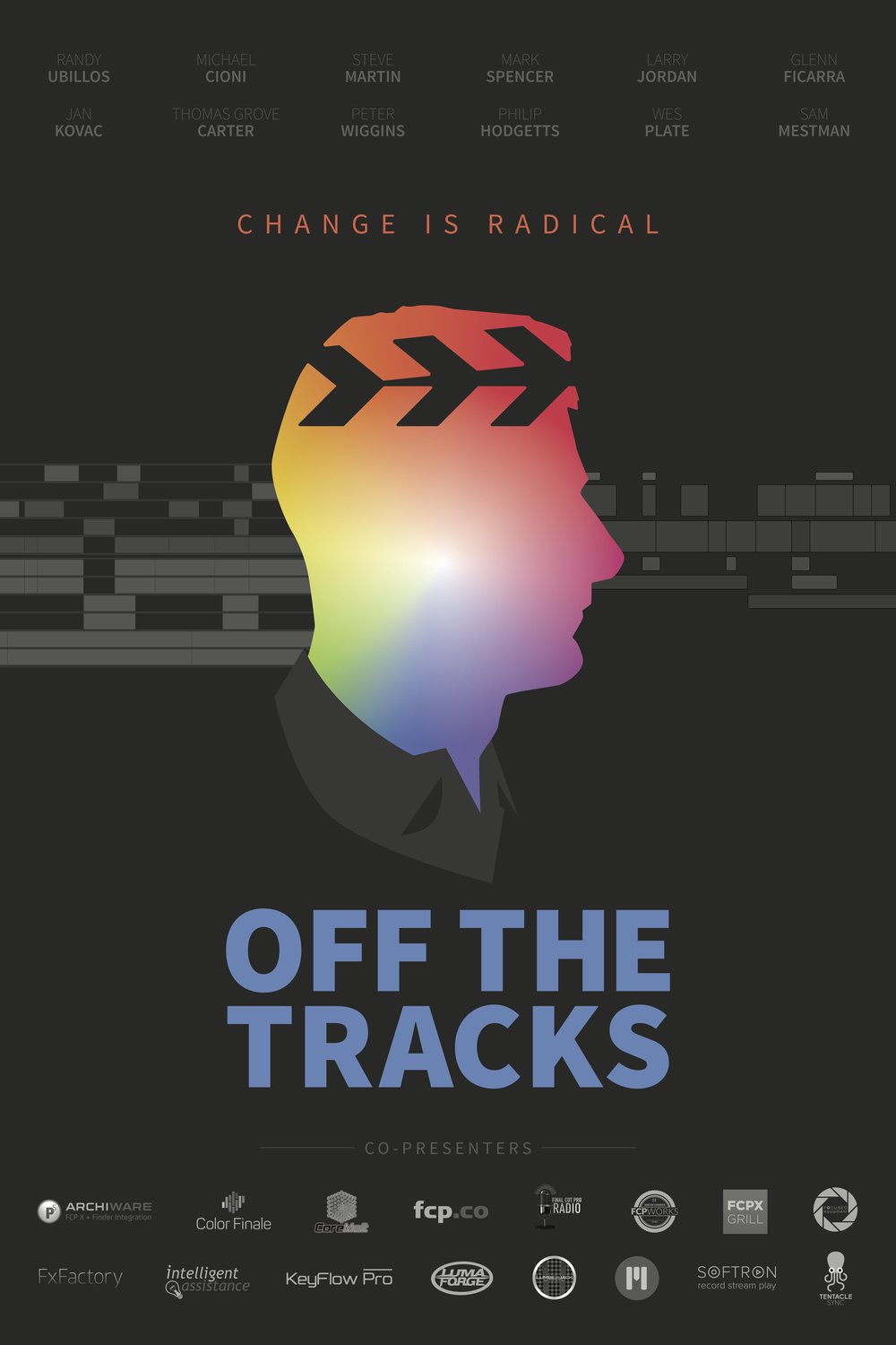 L'affiche du film Off the Tracks