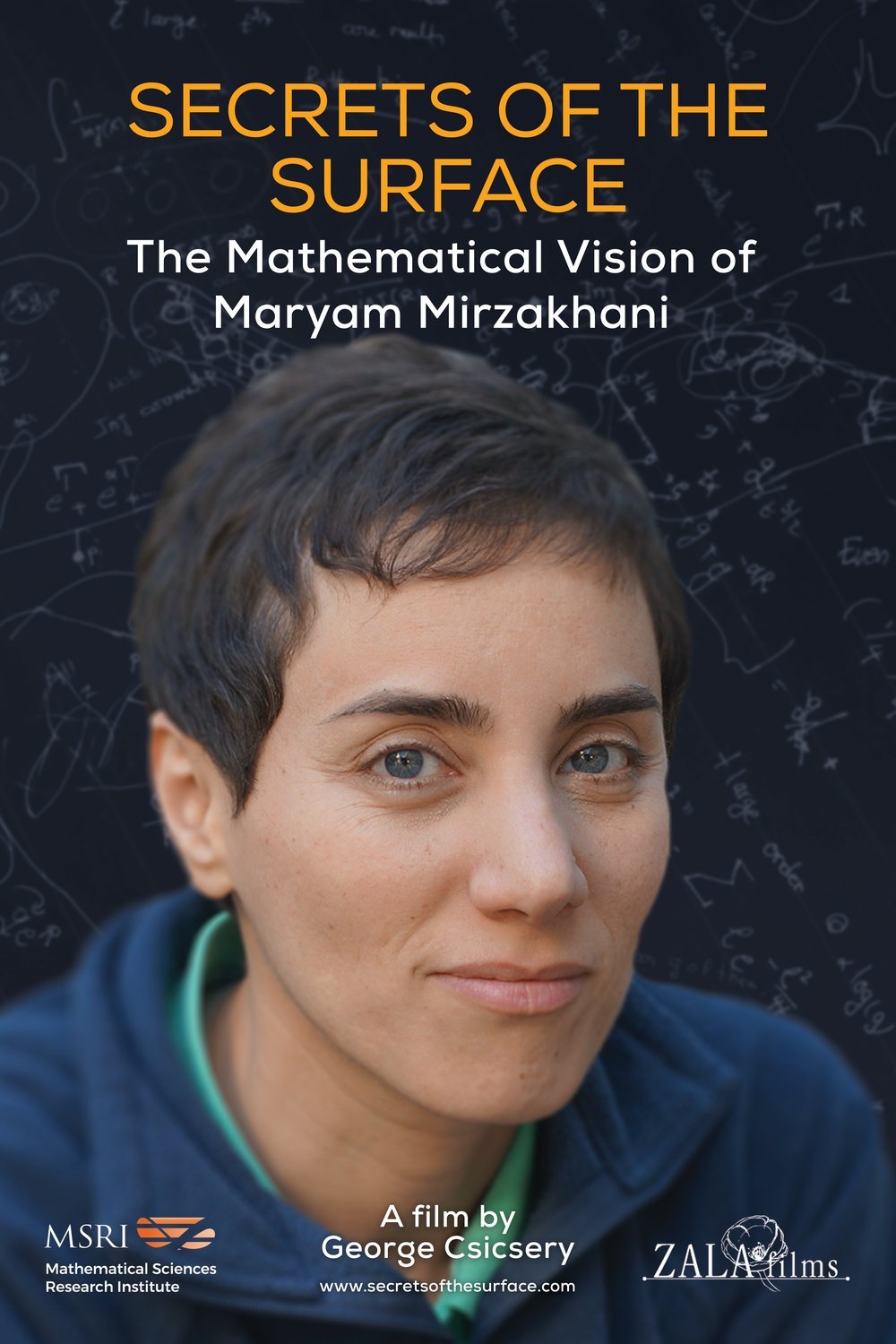 L'affiche du film Secrets of the Surface: The Mathematical Vision of Maryam Mirzakhani