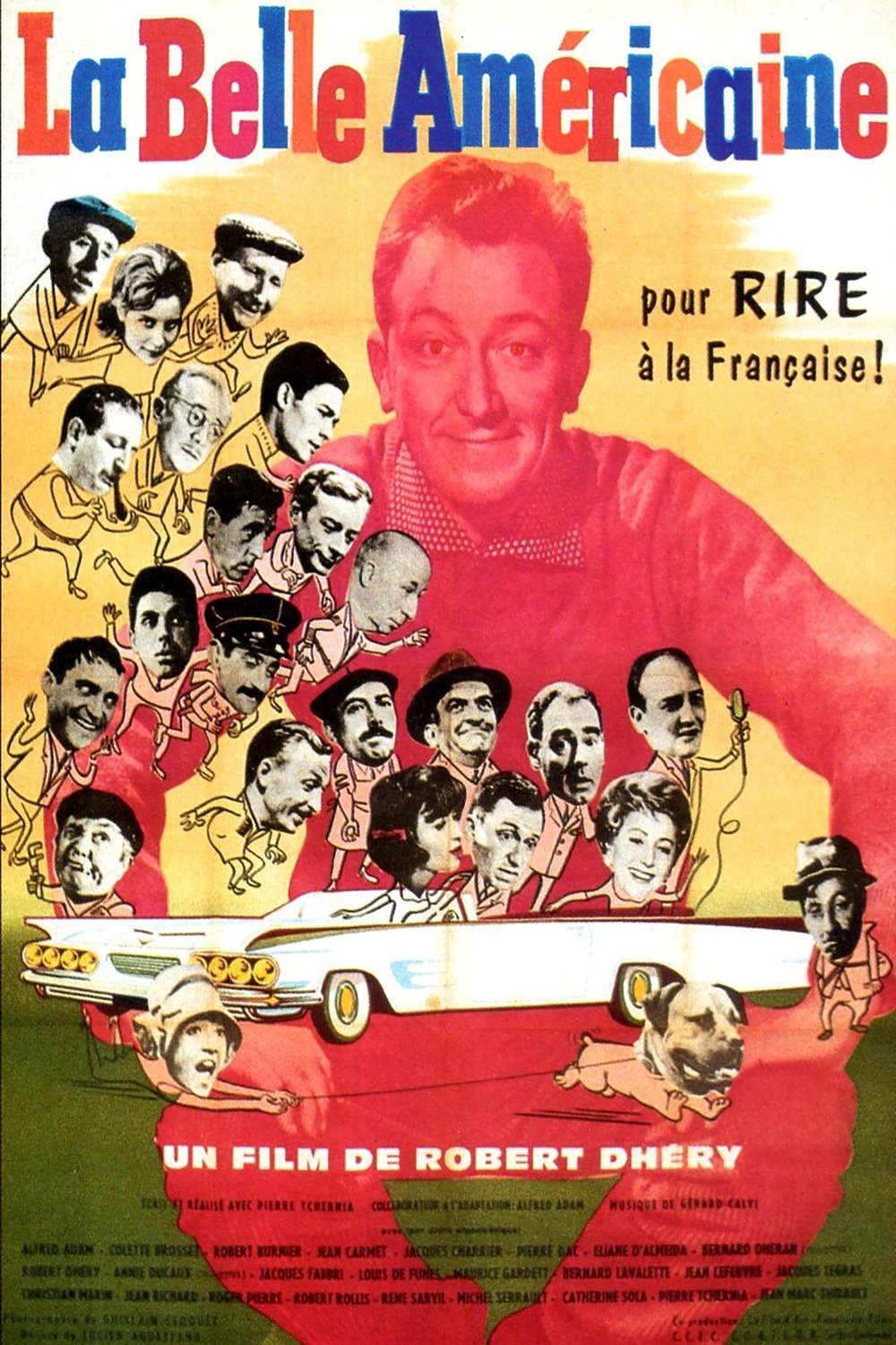 L'affiche du film La belle Américaine