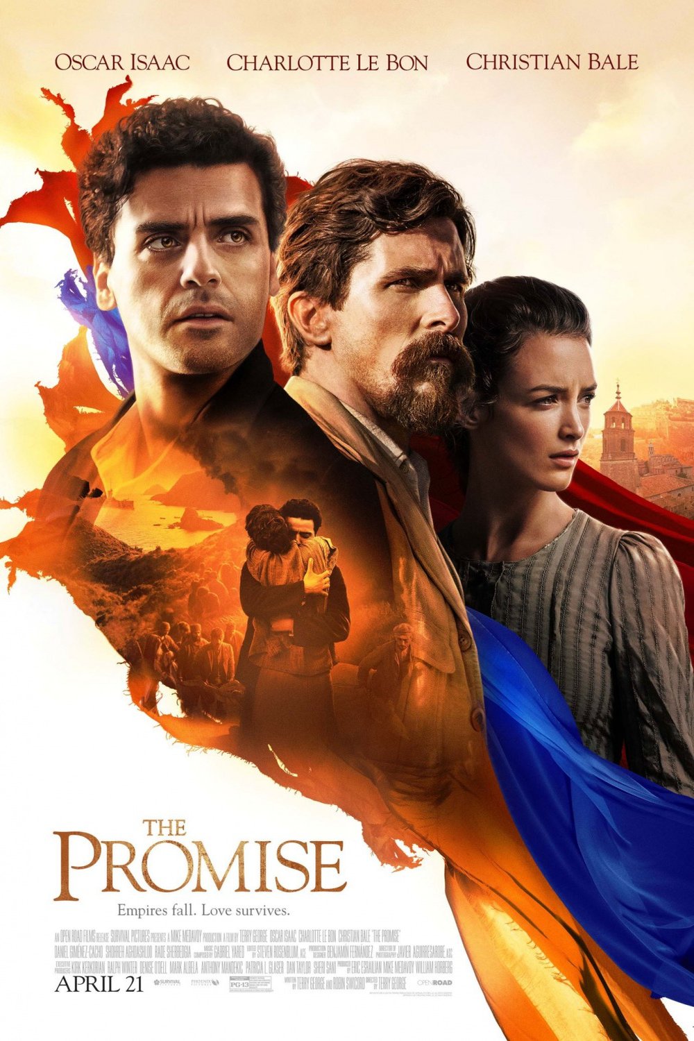 L'affiche du film The Promise