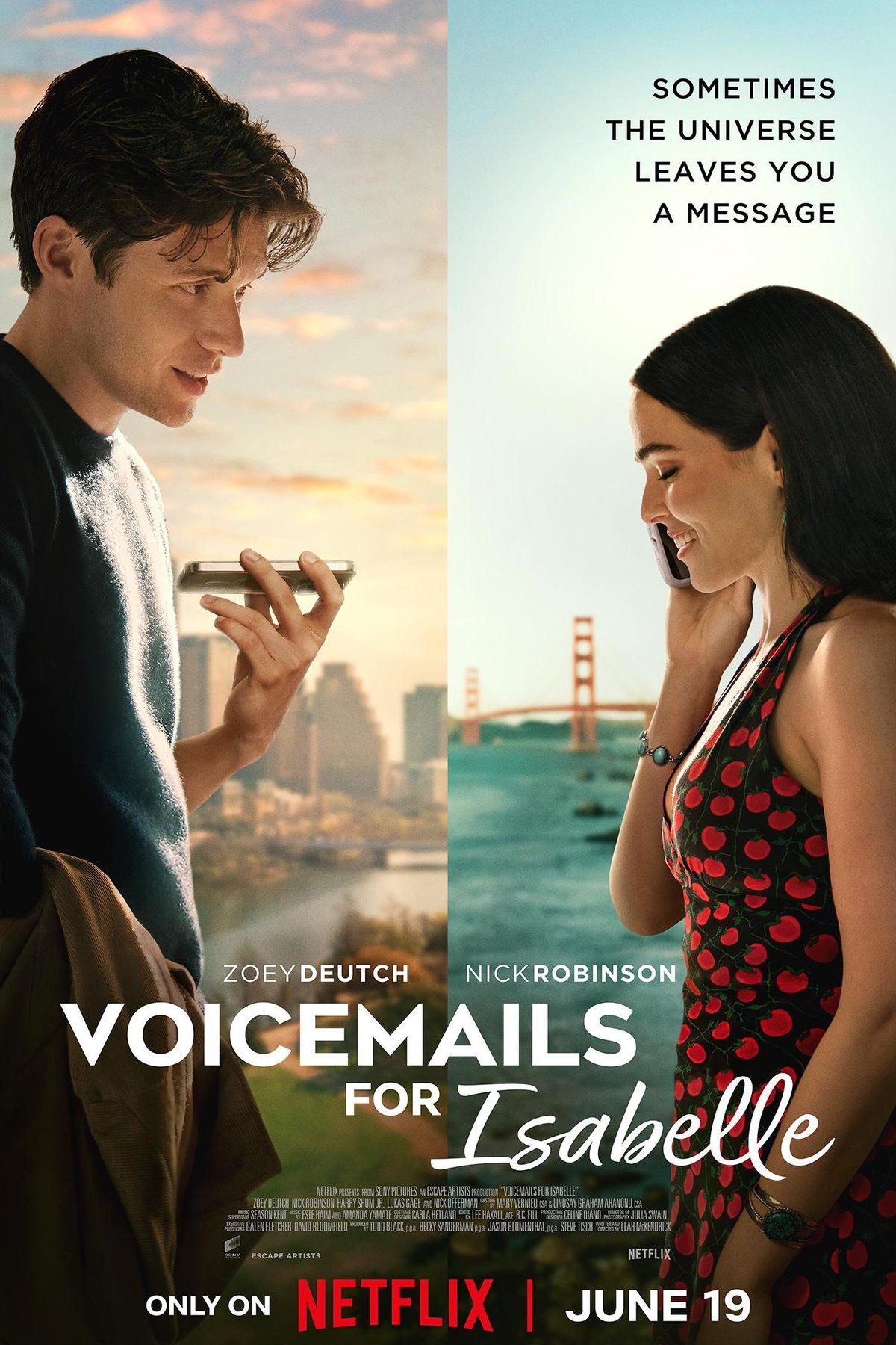 L'affiche du film Voicemails for Isabelle [2026]