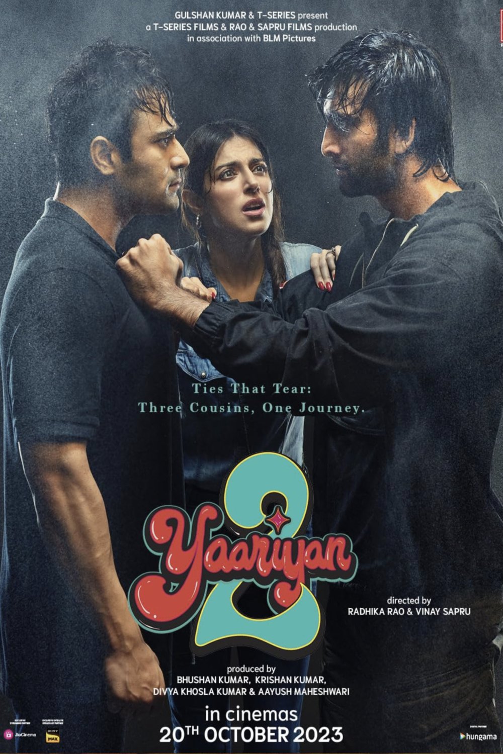Hindi poster of the movie Yaariyan 2