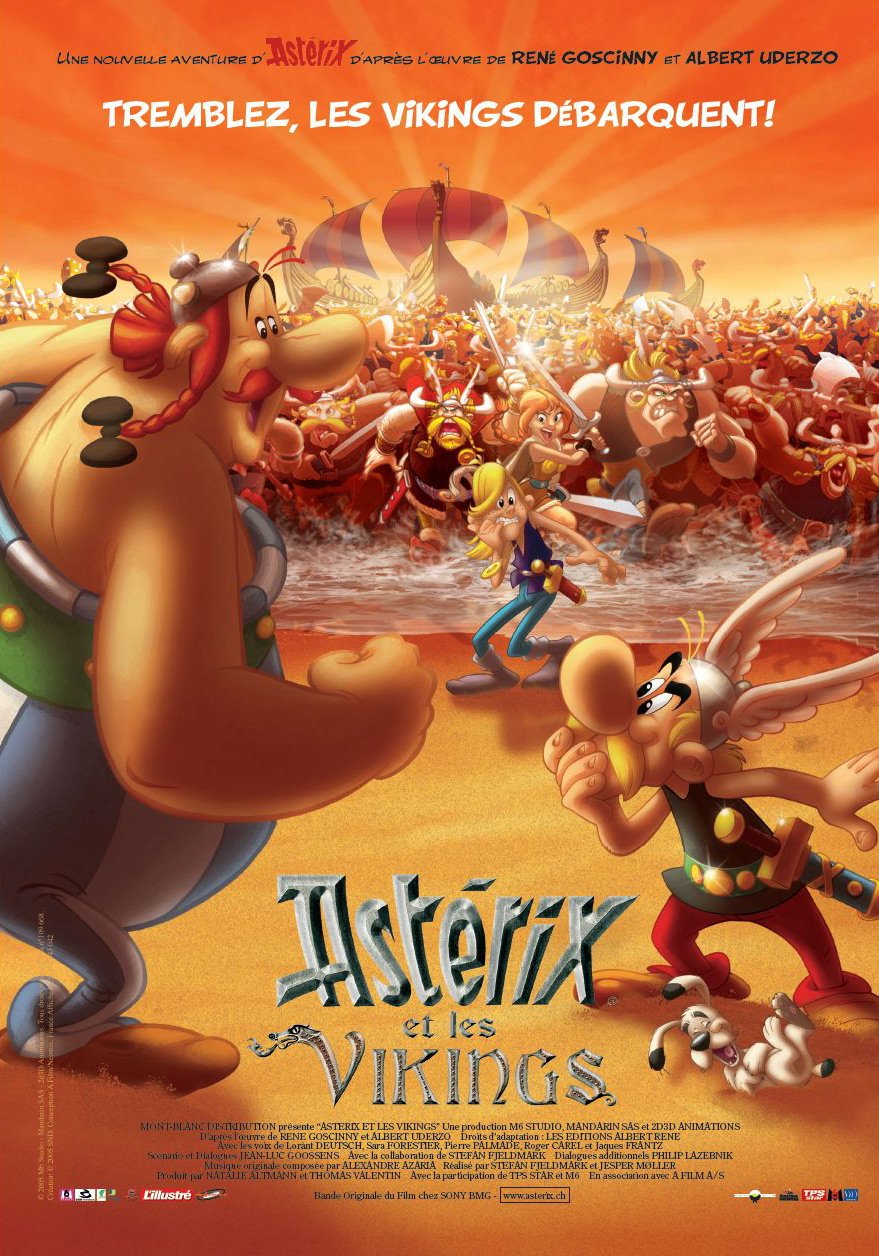 L'affiche du film Astérix et les Vikings