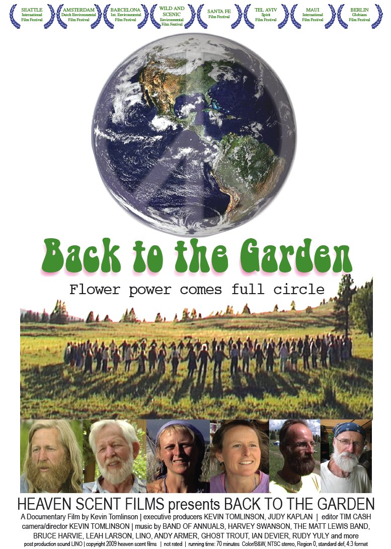 L'affiche du film Back to the Garden, Flower Power Comes Full Circle