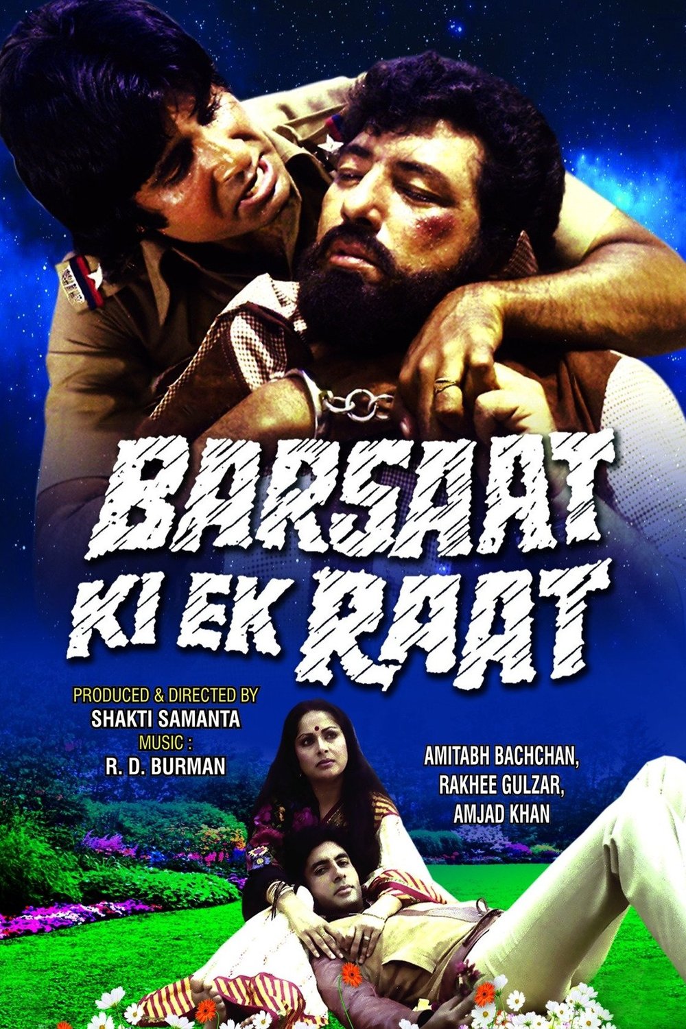 L'affiche originale du film Barsaat Ki Ek Raat en Hindi