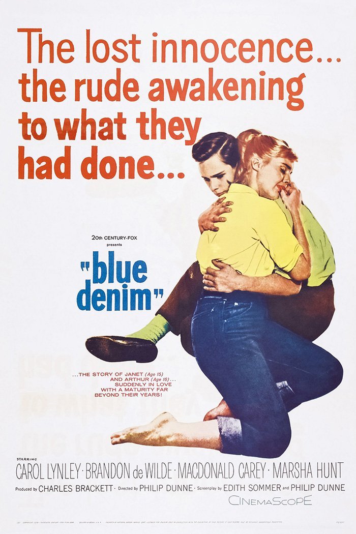 L'affiche du film Blue Denim