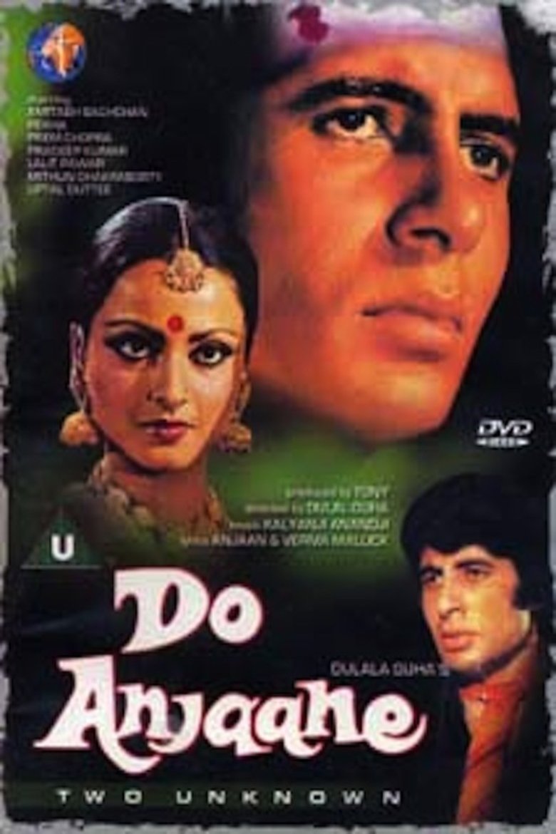 L'affiche originale du film Do Anjaane en Hindi