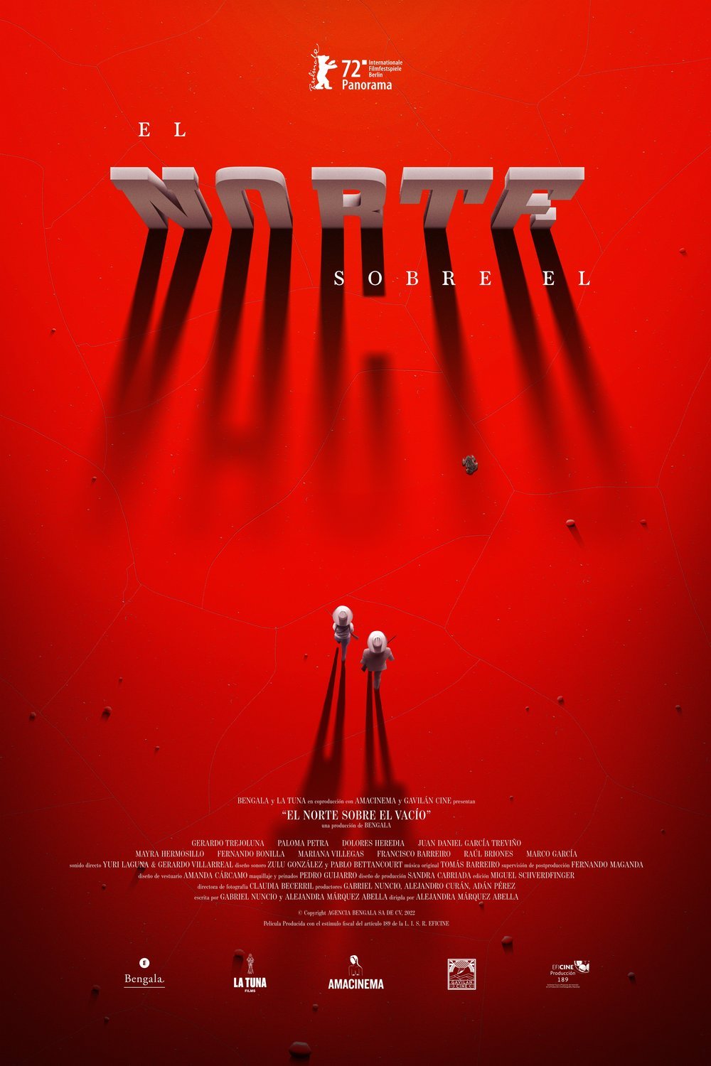 L'affiche originale du film El norte sobre el vacío en espagnol