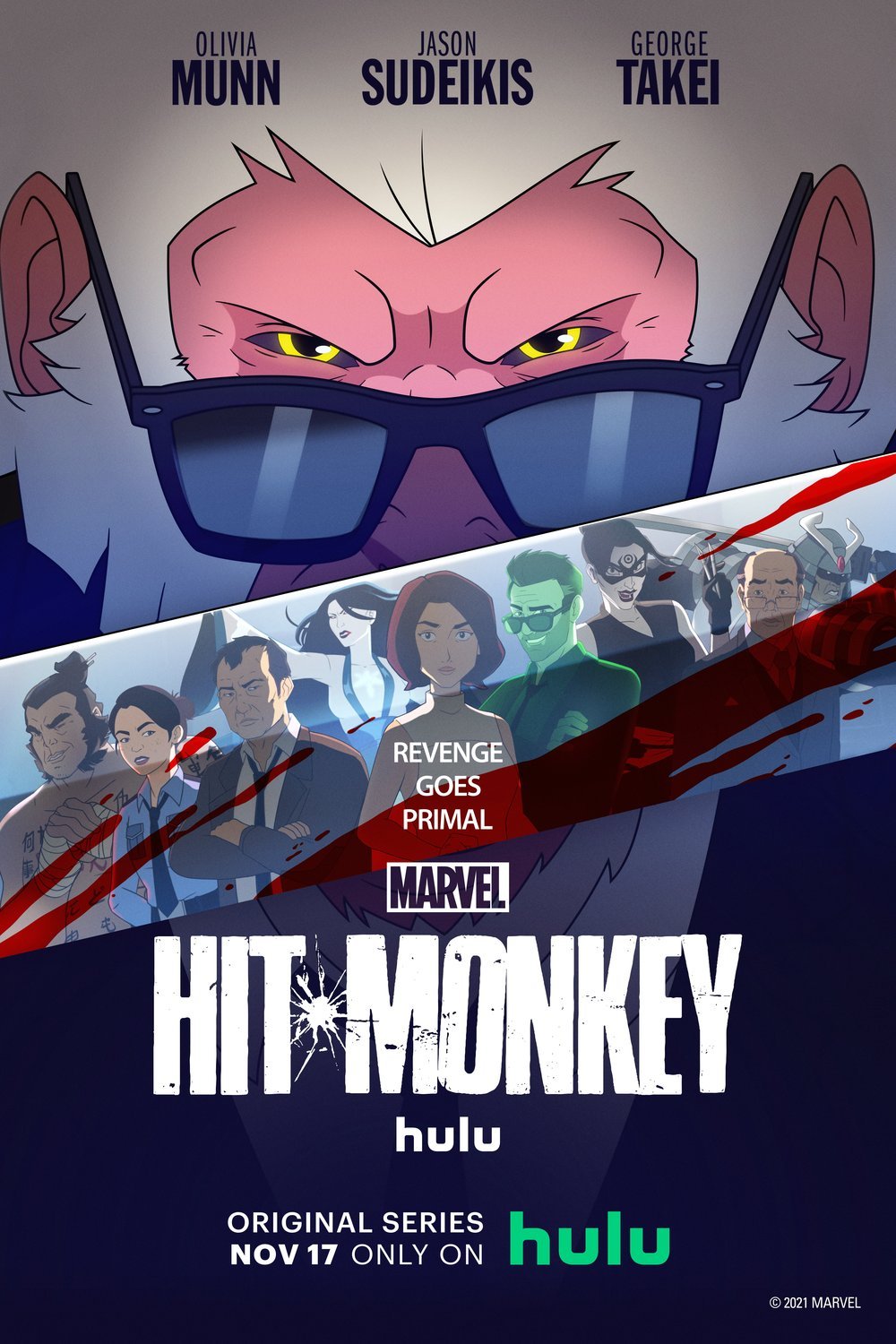 L'affiche du film Hit Monkey