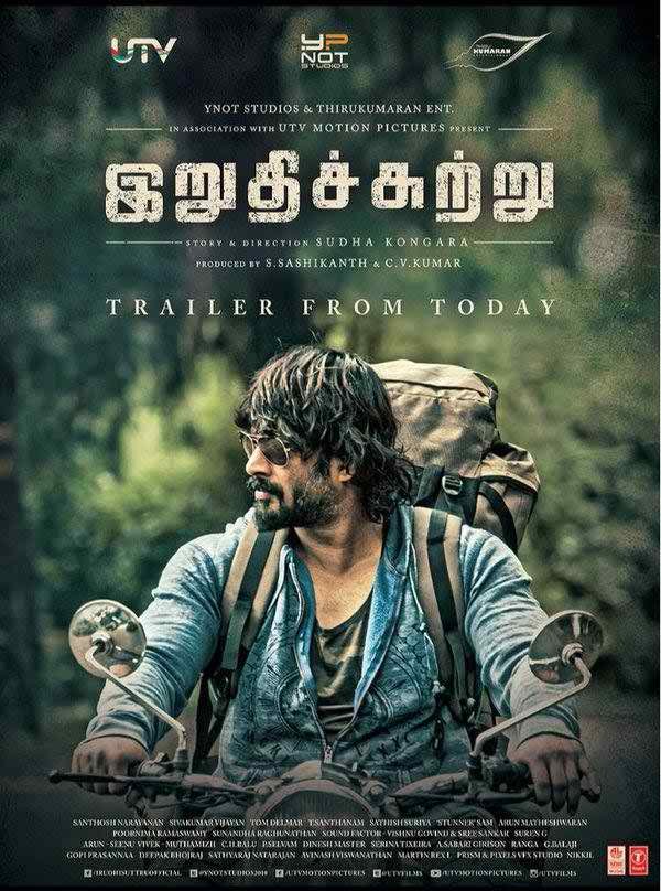 L'affiche du film Irudhi Suttru