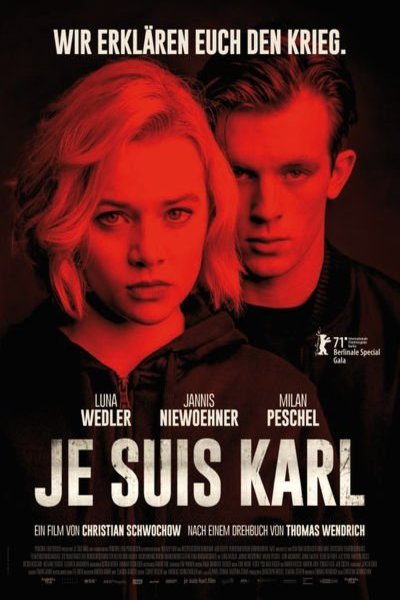 German poster of the movie Je suis Karl
