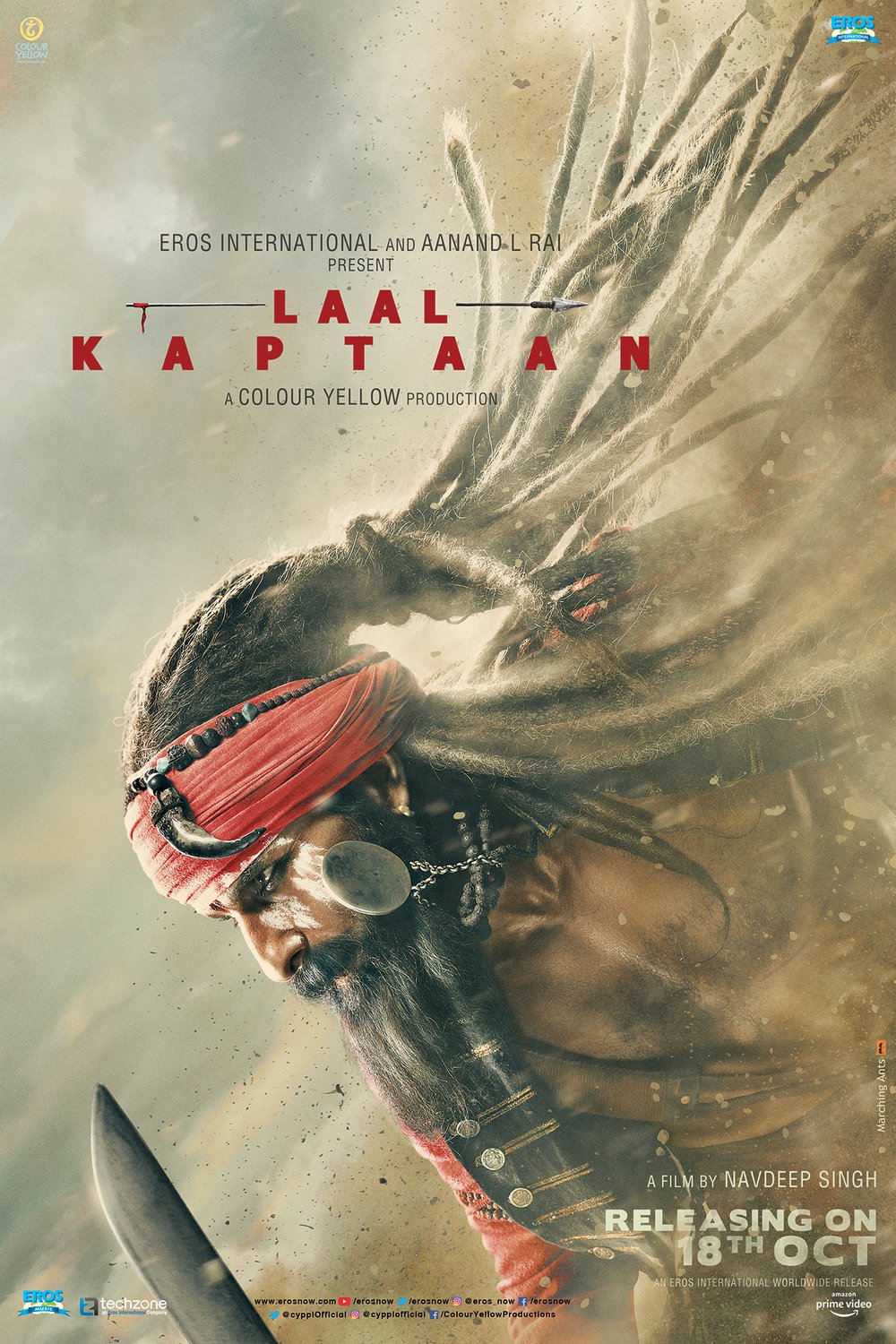 L'affiche du film Laal Kaptaan [2019]