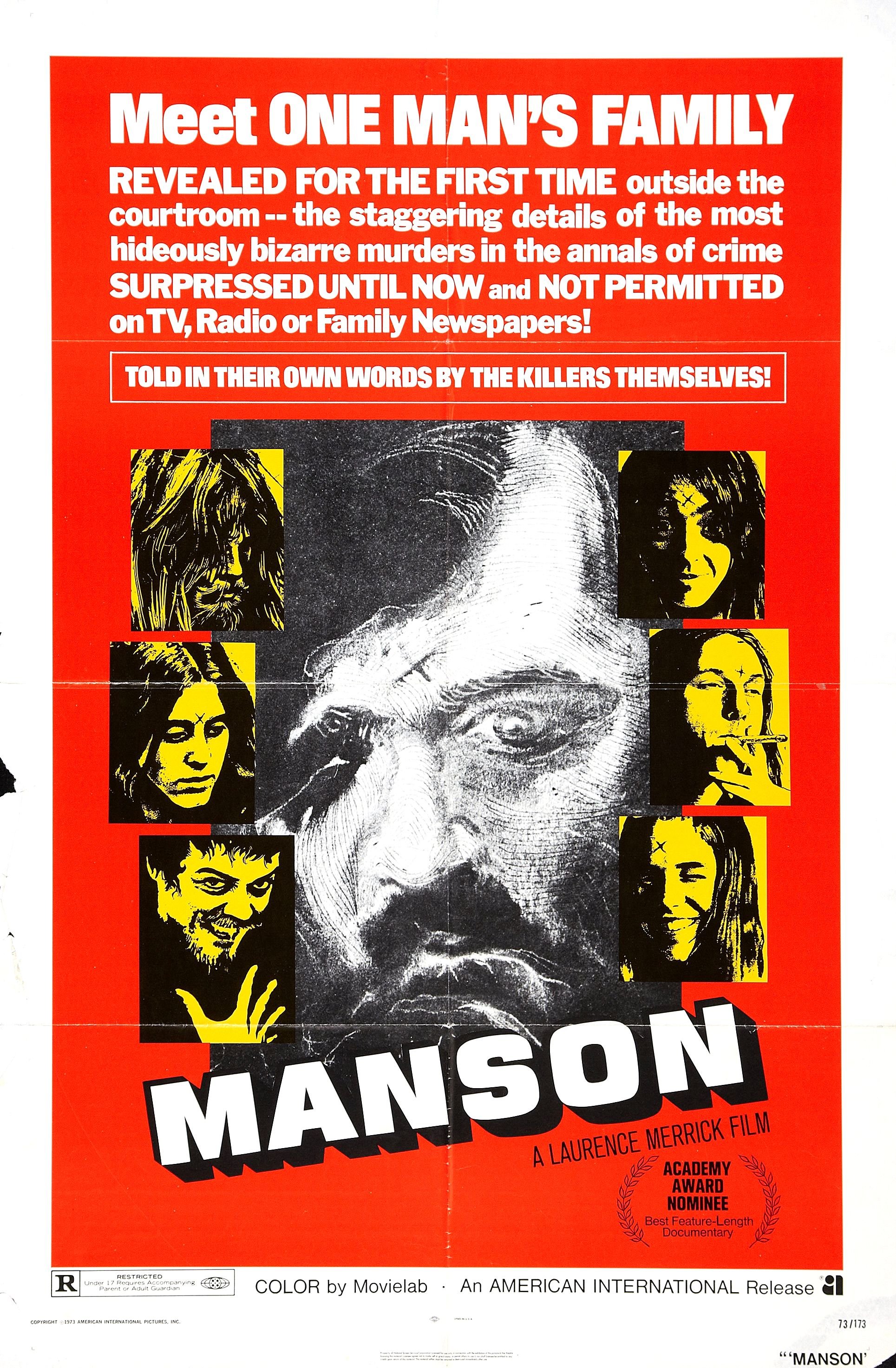 L'affiche du film Manson