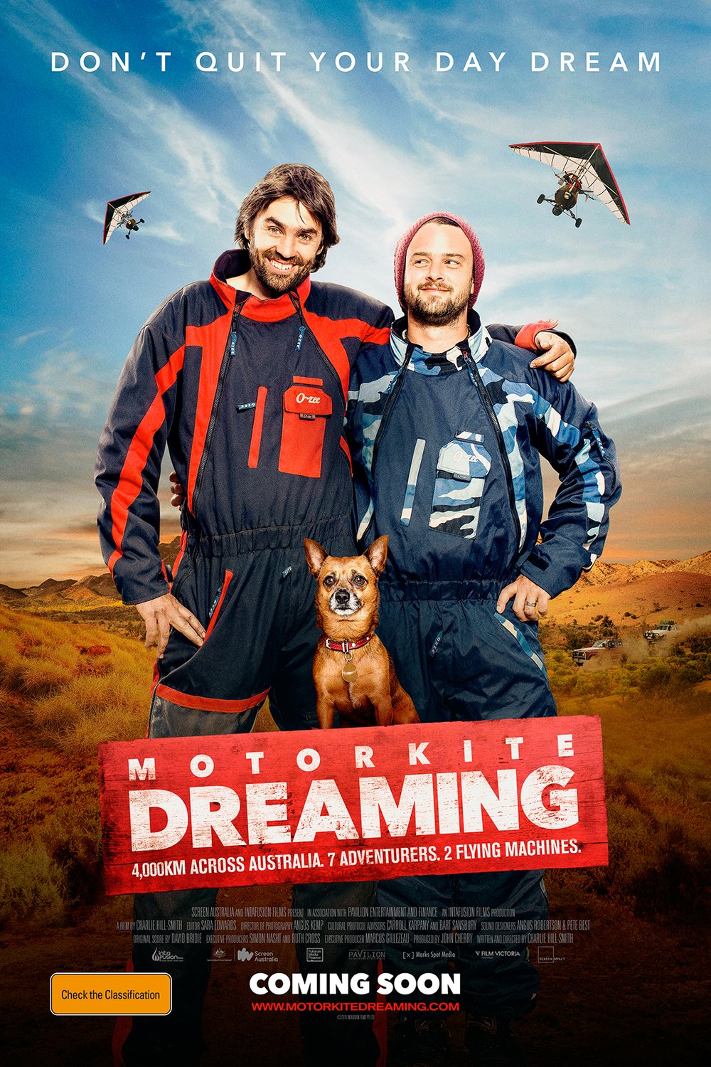 L'affiche du film Motorkite Dreaming