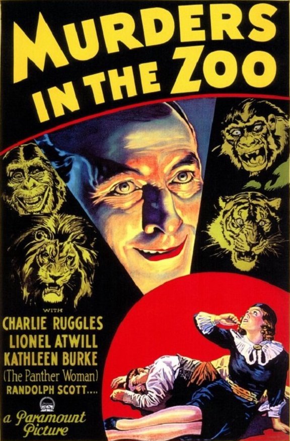 L'affiche du film Murders in the Zoo [1933]