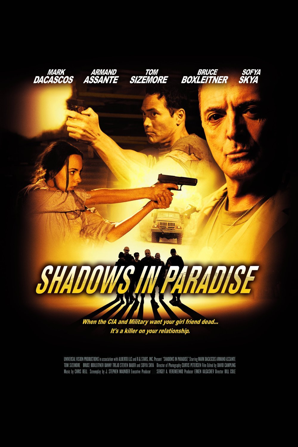 L'affiche du film Shadows in Paradise
