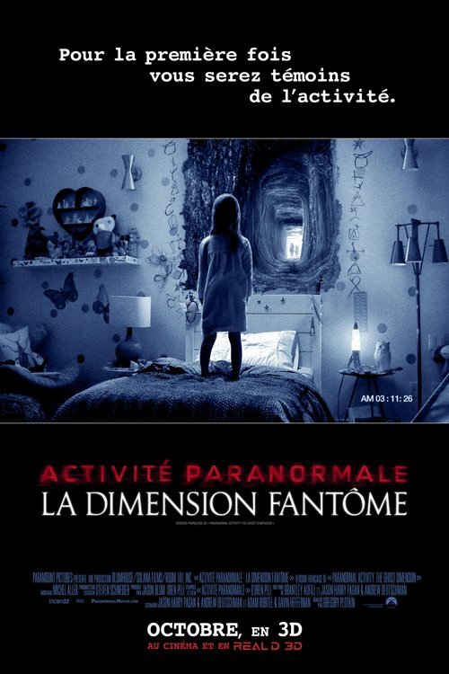 Poster of the movie Activité paranormale: La dimension fantôme