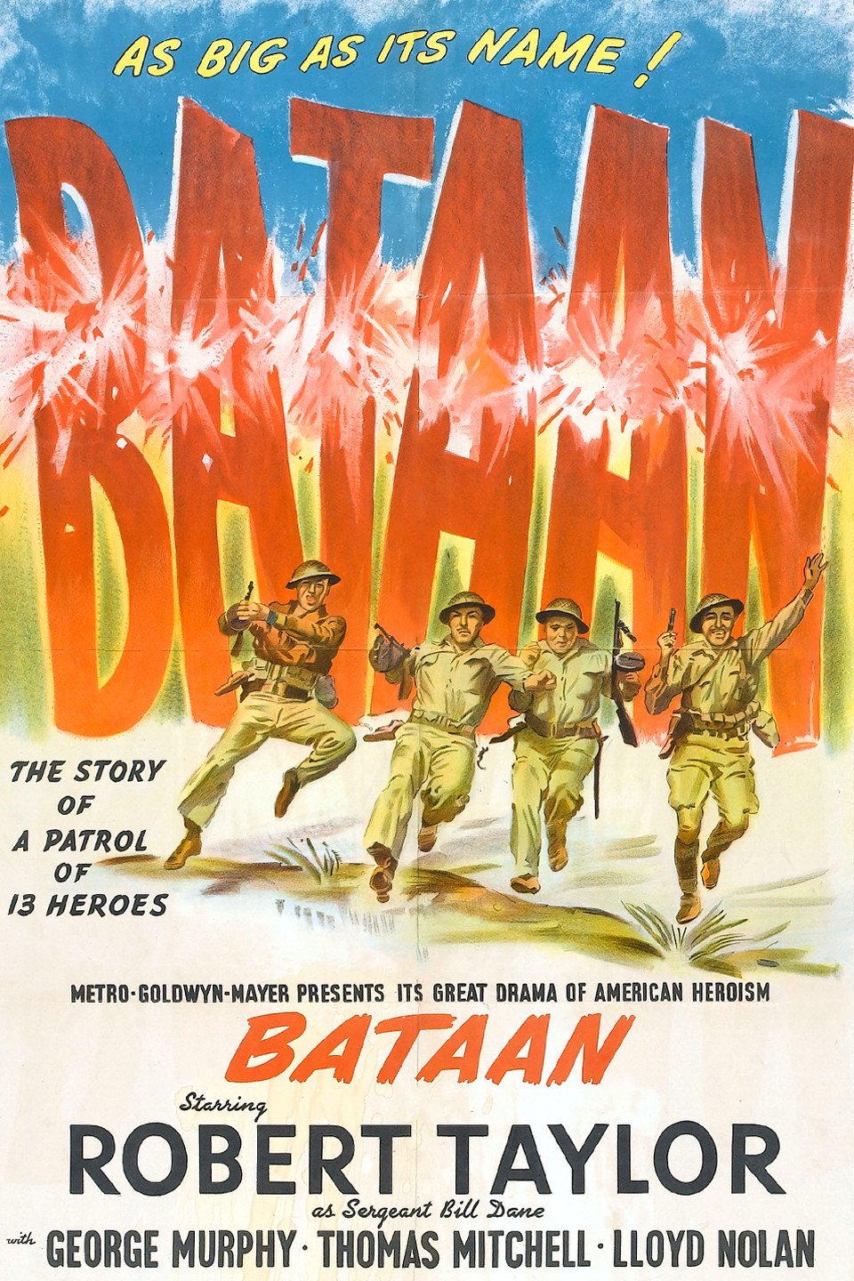 L'affiche du film Bataan