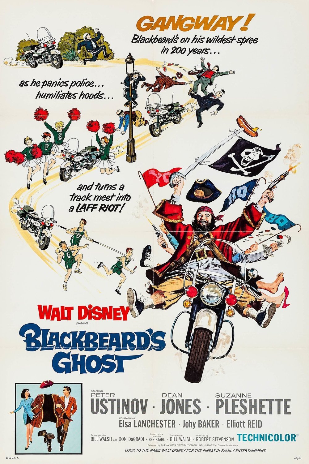 L'affiche du film Blackbeard's Ghost