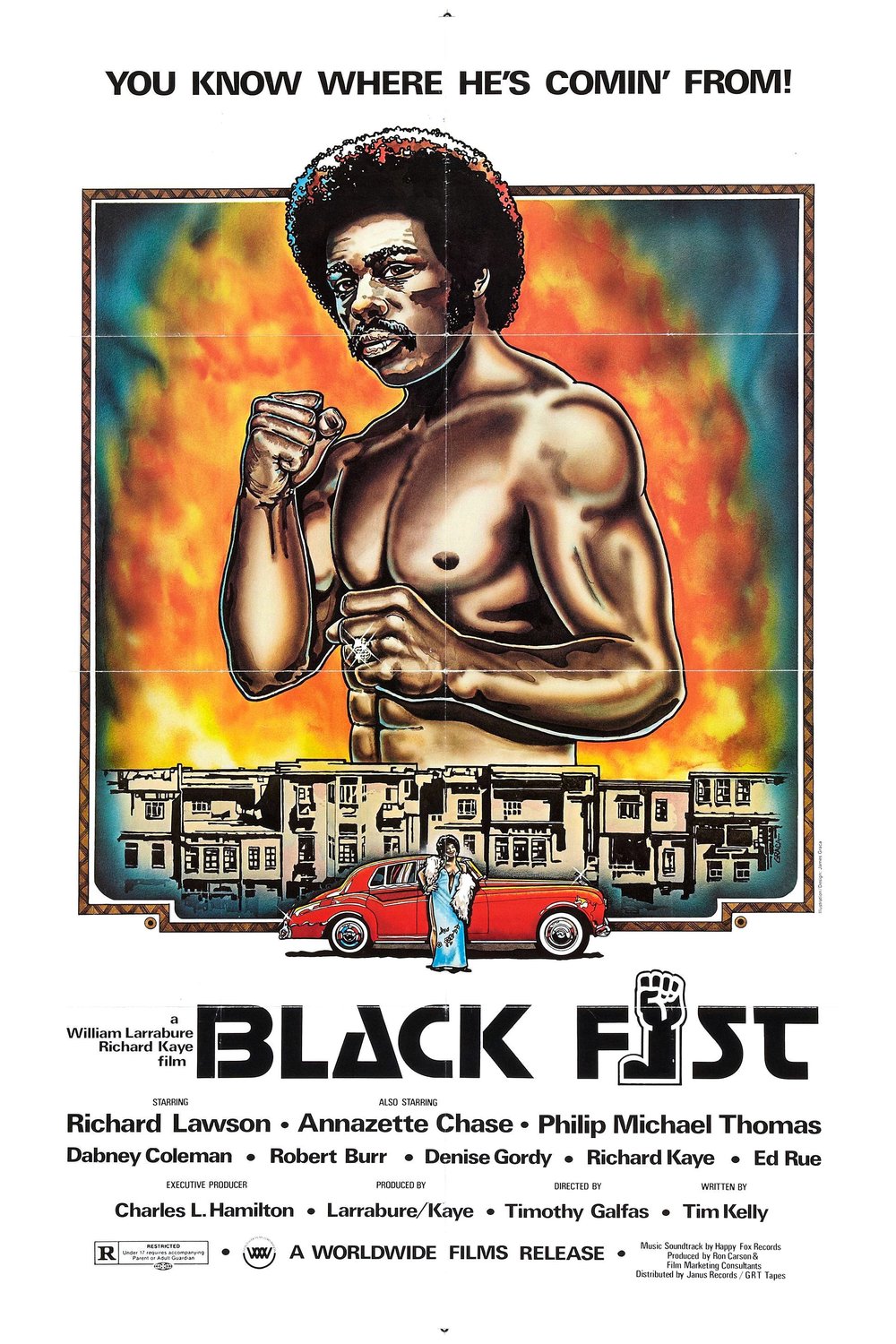 L'affiche du film Black Fist