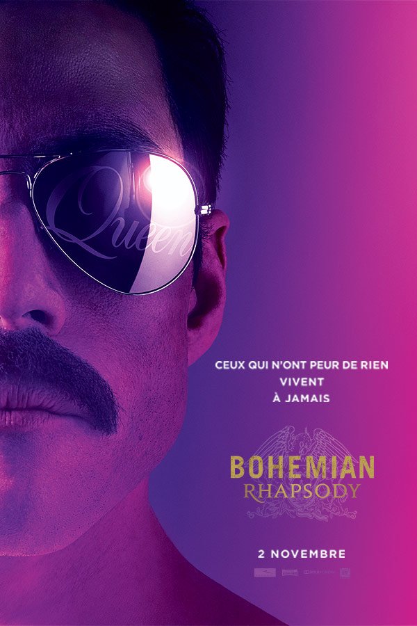 L'affiche du film Bohemian Rhapsody v.f.