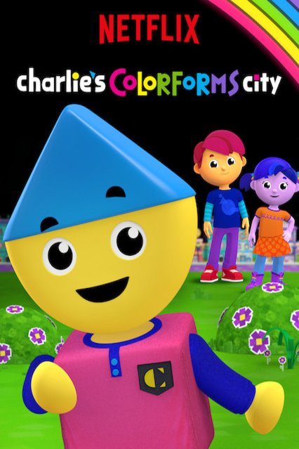 English poster of the movie Charlie's Colorforms City