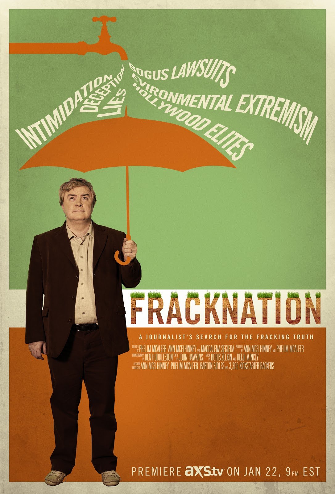 L'affiche du film FrackNation