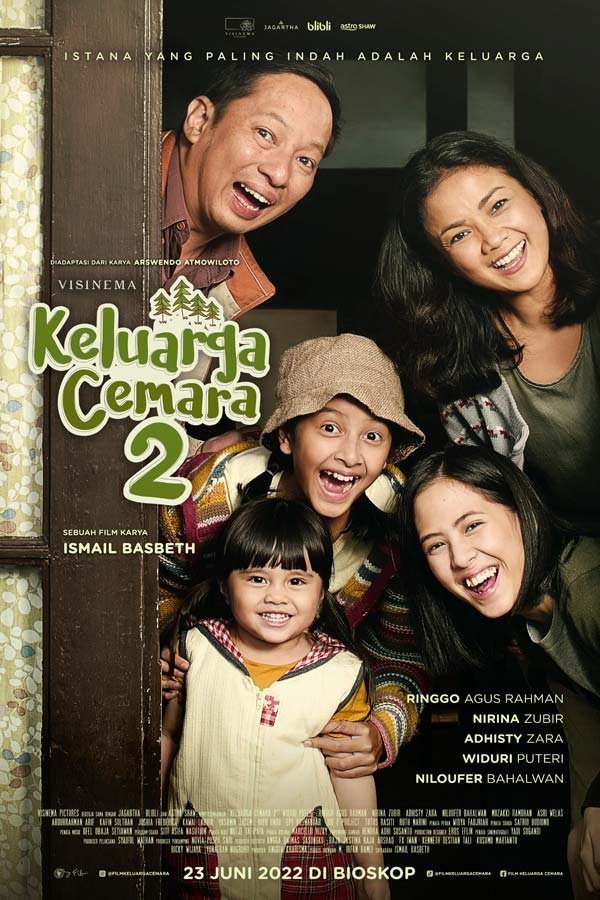 L'affiche originale du film Keluarga Cemara 2 en Indonésien