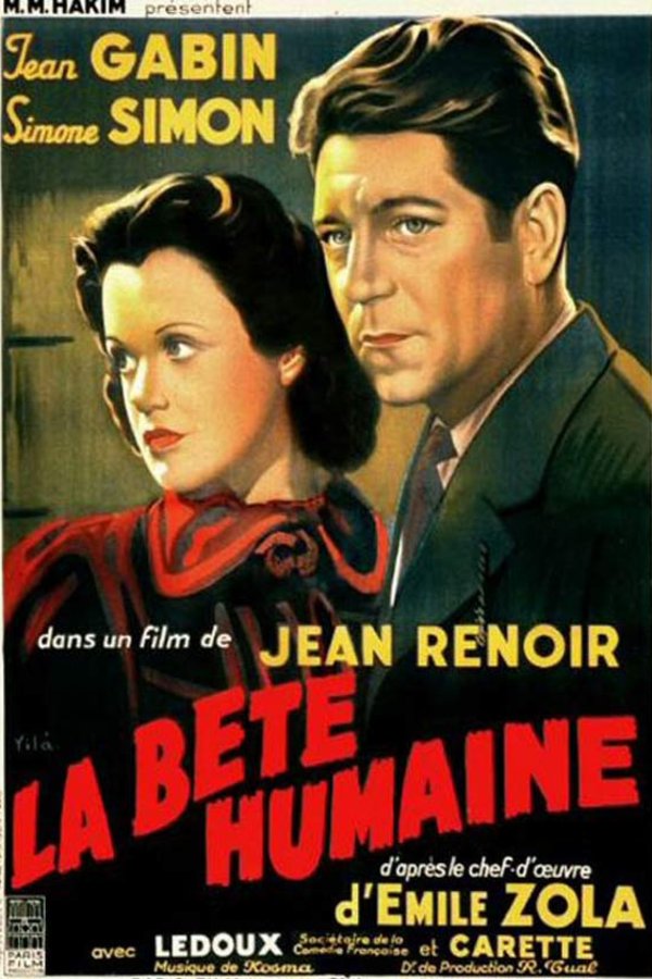 L'affiche du film La Bête humaine