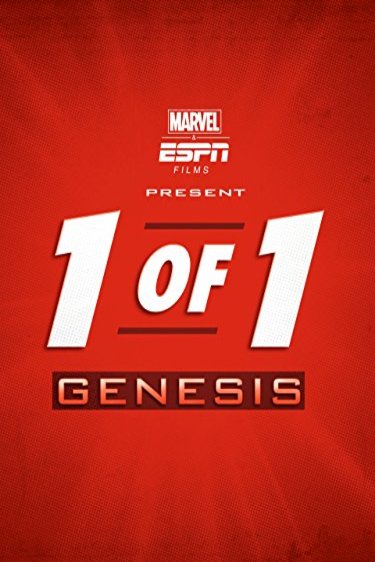 L'affiche originale du film Marvel & ESPN Films Present 1 of 1: Genesis en anglais