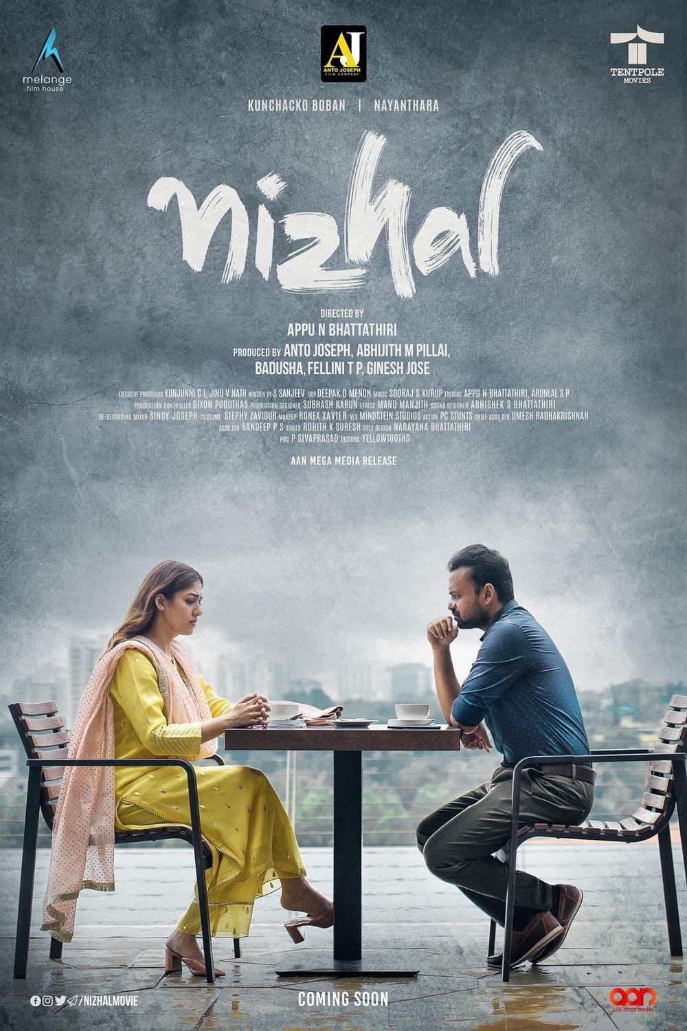Malayalam poster of the movie Nizhal