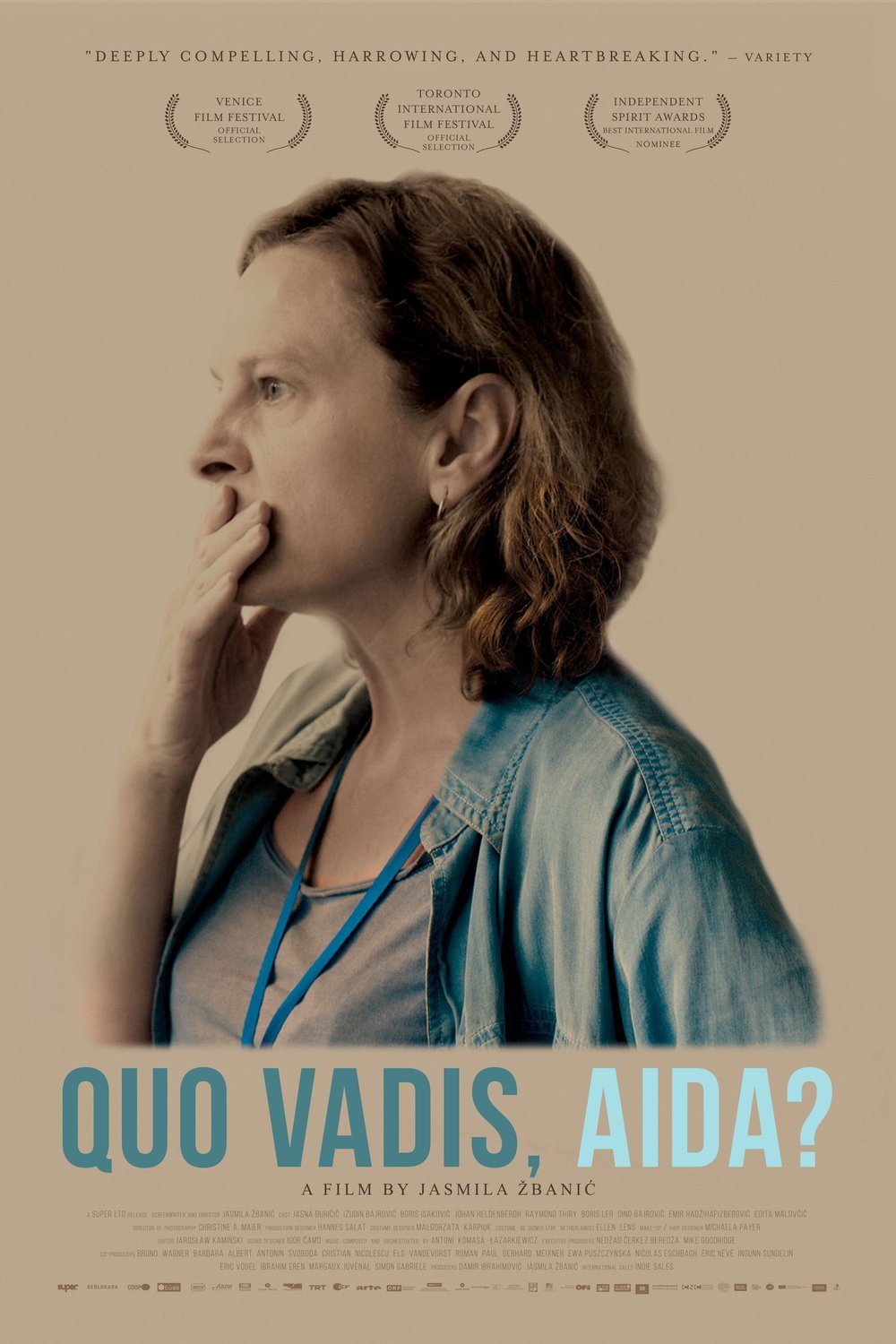 Bosnian poster of the movie Quo vadis, Aida?