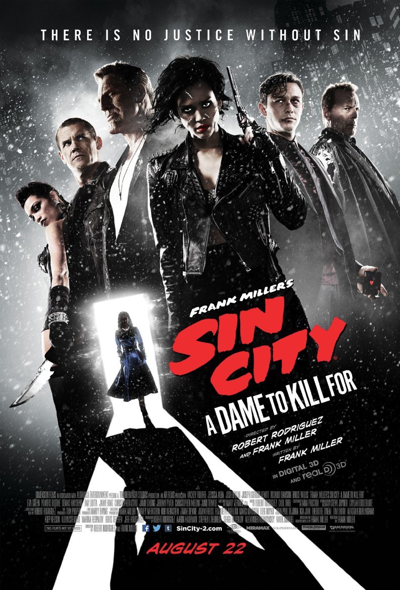 L'affiche du film Sin City: A Dame to Kill For