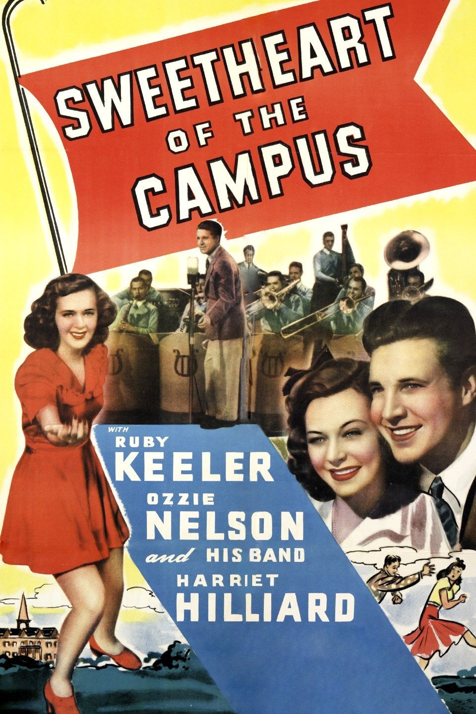 L'affiche du film Sweetheart of the Campus