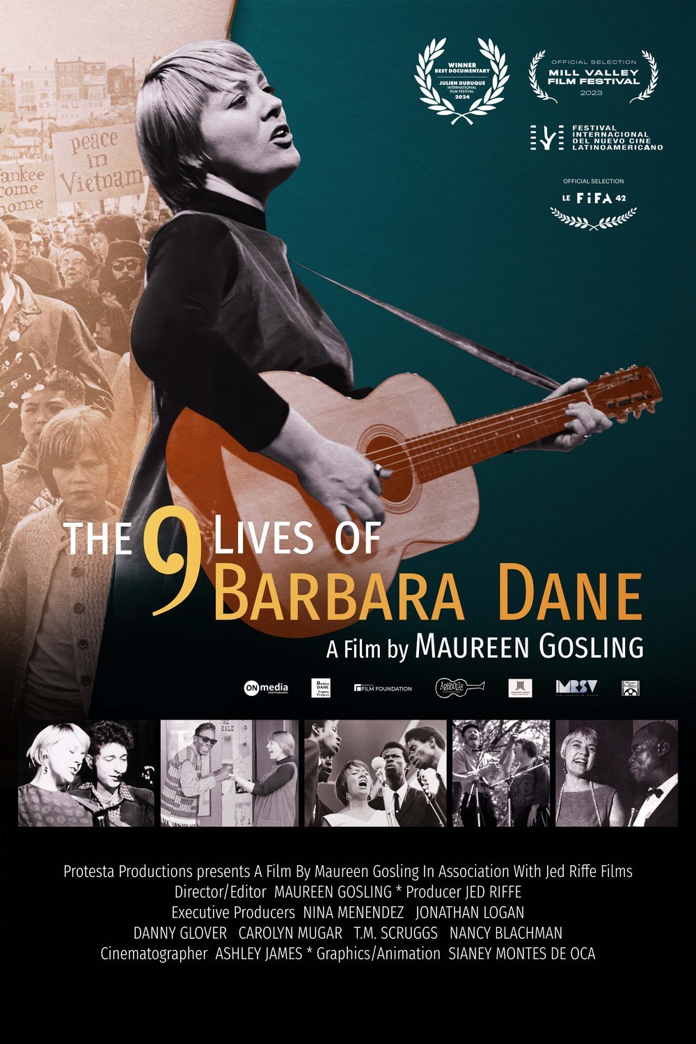 L'affiche du film The 9 Lives of Barbara Dane