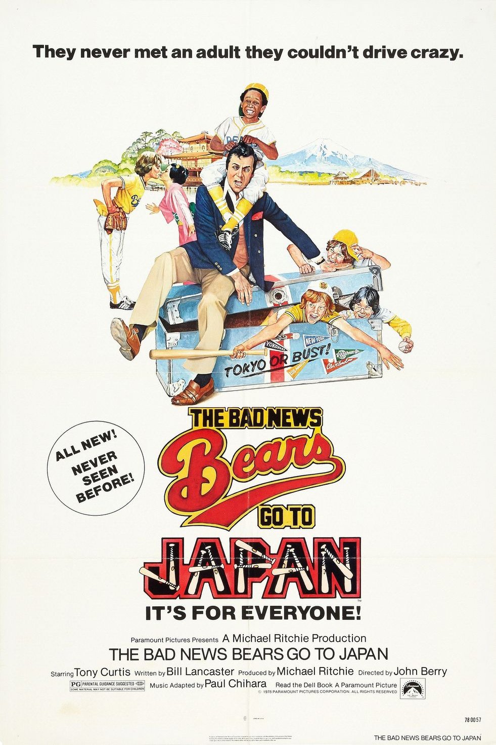 Poster of the movie The Bad News Bears Go to Japan [1978]