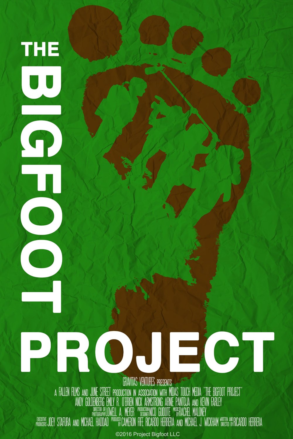 L'affiche du film The Bigfoot Project
