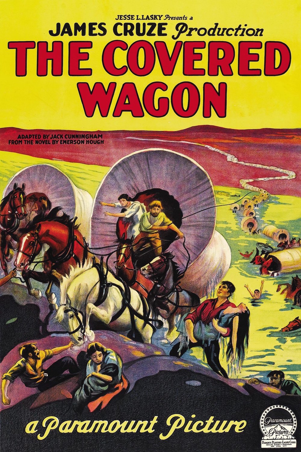 Poster of the movie The Covered Wagon