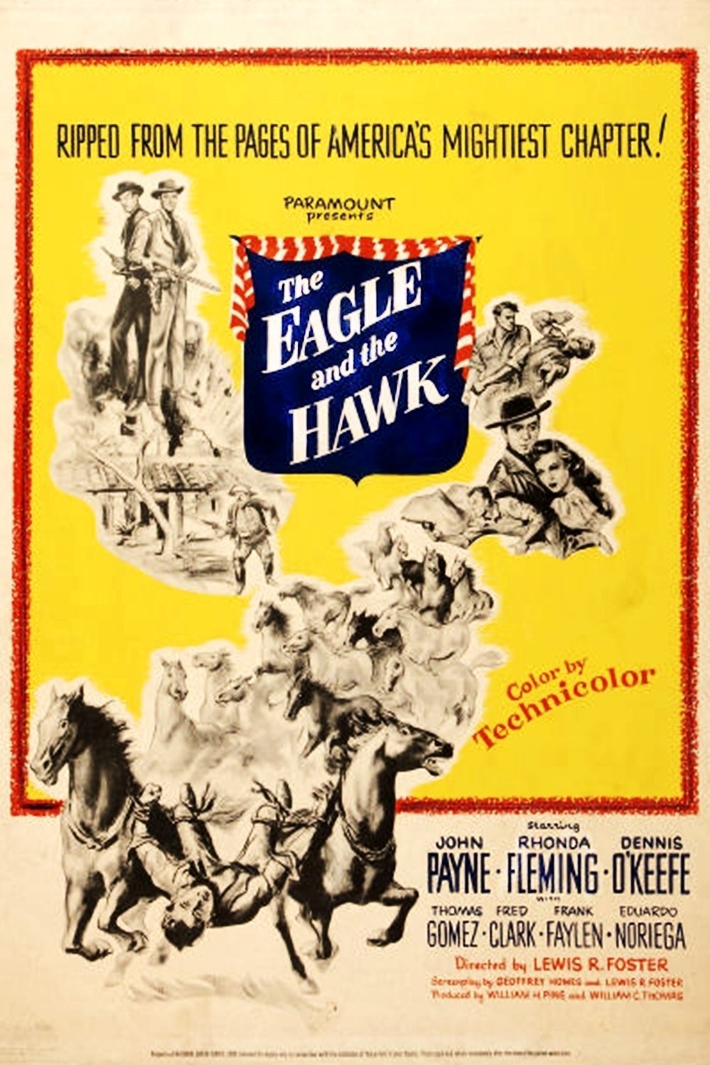 L'affiche du film The Eagle and the Hawk