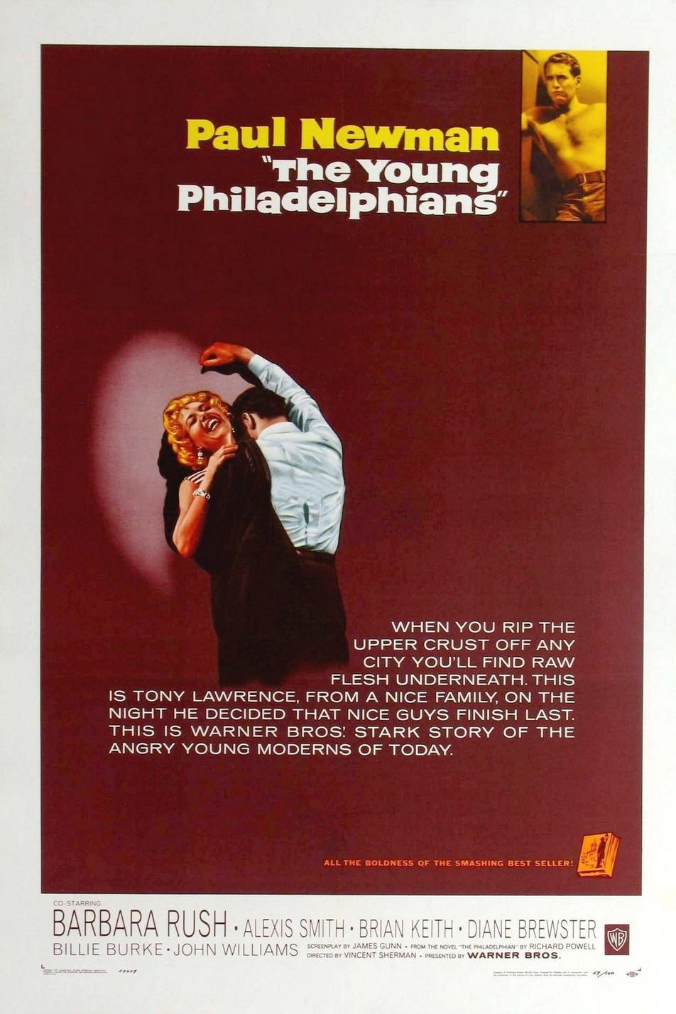 L'affiche du film The Young Philadelphians