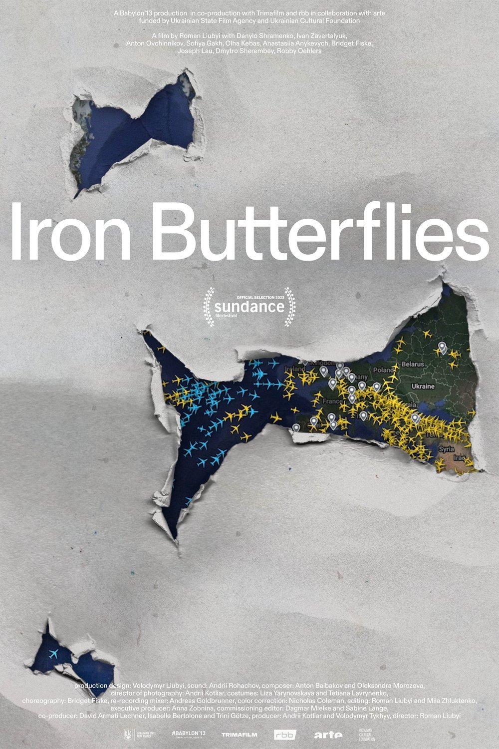 L'affiche du film Iron Butterflies [2023]
